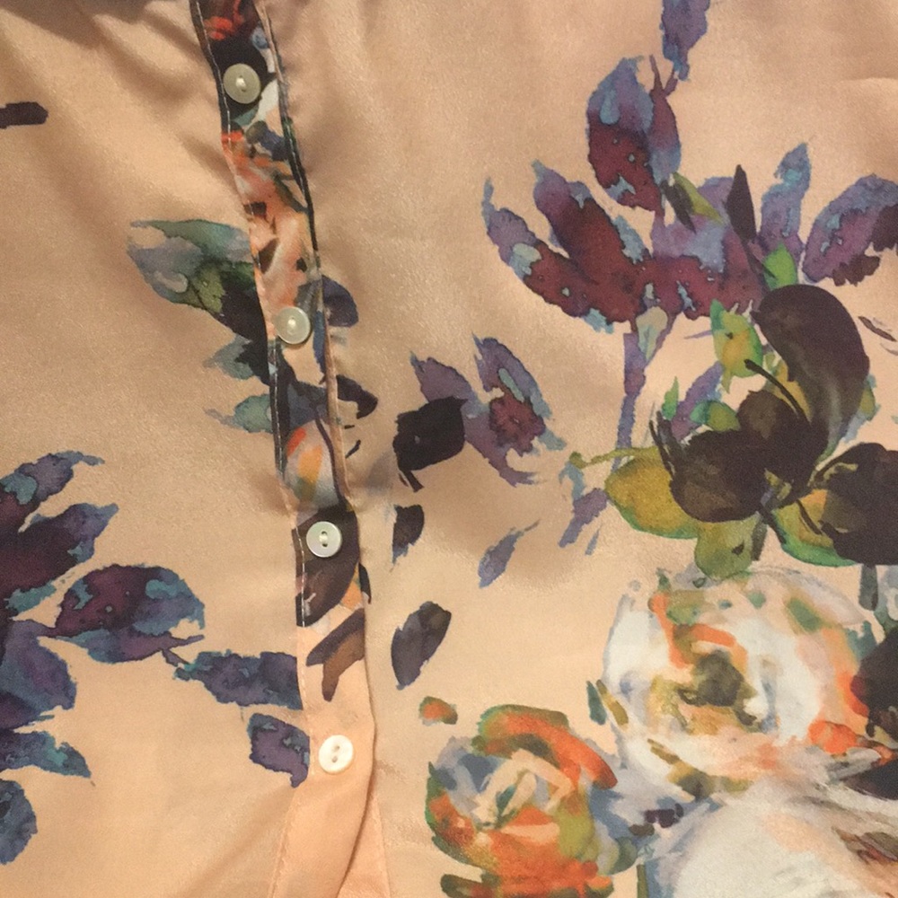 Anthropologie Two Pattern Blouse (Size Medium) - image 4